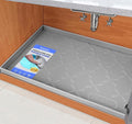 SIKADEER 40" x 19" Under Sink Mat Waterproof, Silicone Mat Kitchen Drawer Shelf by SIKADEER