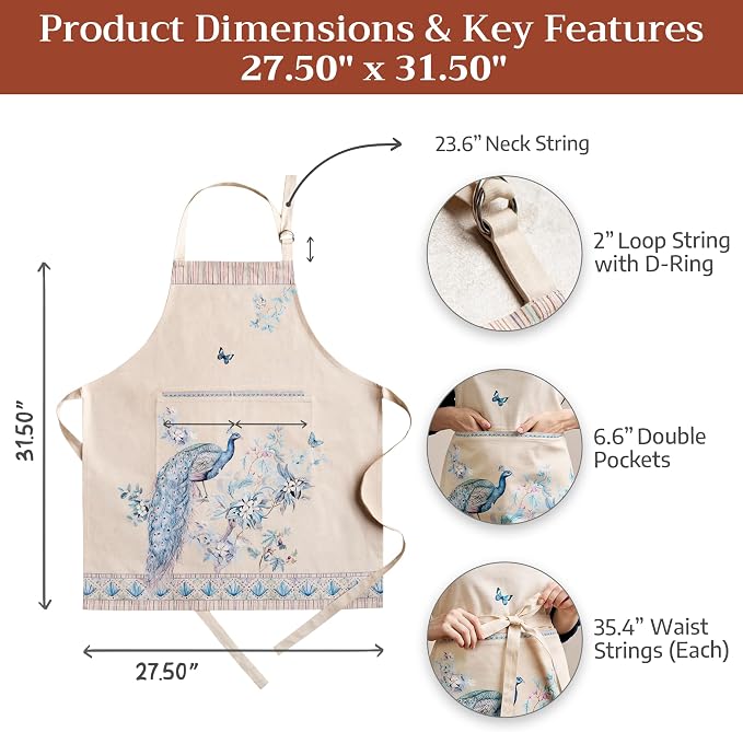 Maison d' Hermine 100% Cotton Apron - Image 5