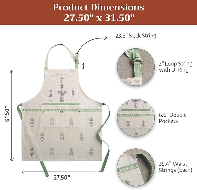 Maison d' Hermine 100% Cotton Apron - Image 7