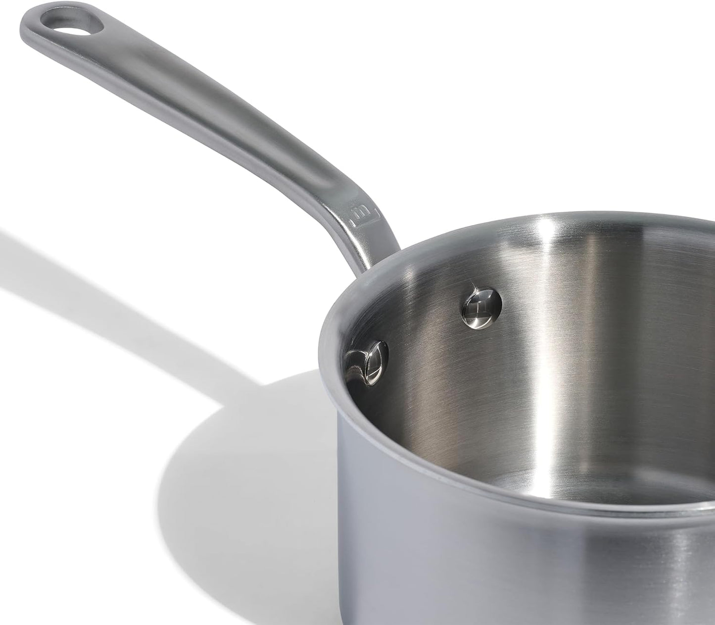 Made In Cookware - 2 Quart Saucepan with Lid - Stainless Clad 5 Ply Construction - Induction Compatible - Professional Cookware - Made in Italy