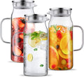 Bivvclaz 3 Pack 2 Liter 68 oz 2.1 Qt Glass Pitcher by Bivvclaz