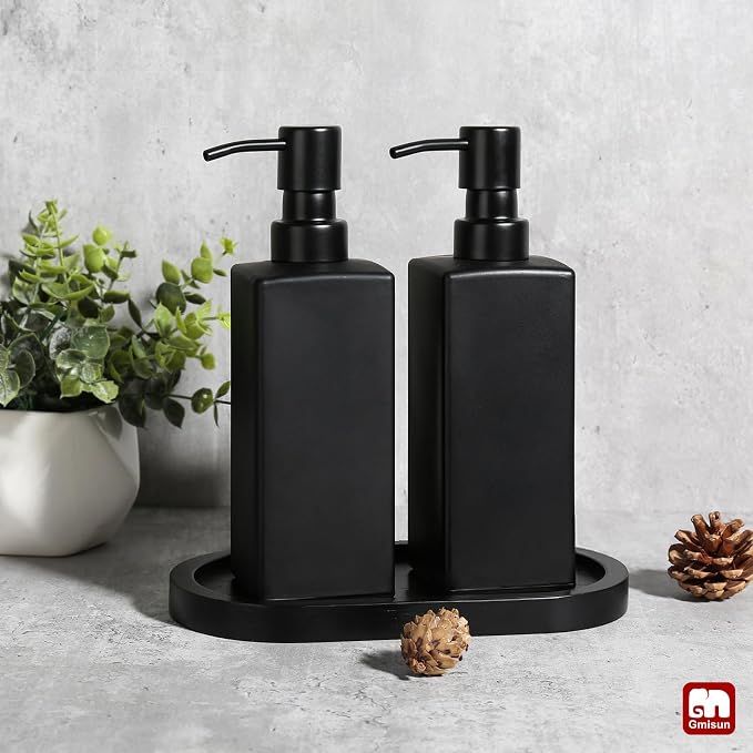 GMISUN Kitchen Soap Dispenser Set, Hand and Dish Soap Dispensers Set, - Image 7