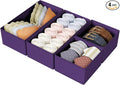 DIMJ Drawer Organizers Clothes, Fabric Closet Organizers and Storage, Shallow by DiMJ