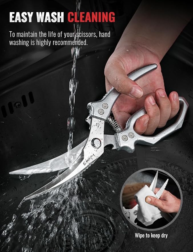 Emojoy 2-Piece Kitchen Scissors Set - Image 6