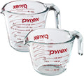 Pyrex Prepware 2-Piece Glass Measuring Set, 1 and 2-Cup, 2 Pack by Pyrex