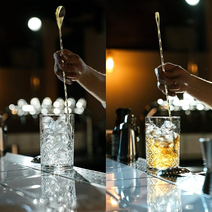 2 Pcs 12 Inches Bar Spoon, Long Handle Mixing Stirrers - Image 7
