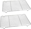 P&P CHEF Cooling Baking Rack Pack of 2, 16.6" x 11.5", Stainless Steel Cooling by PPCHEF