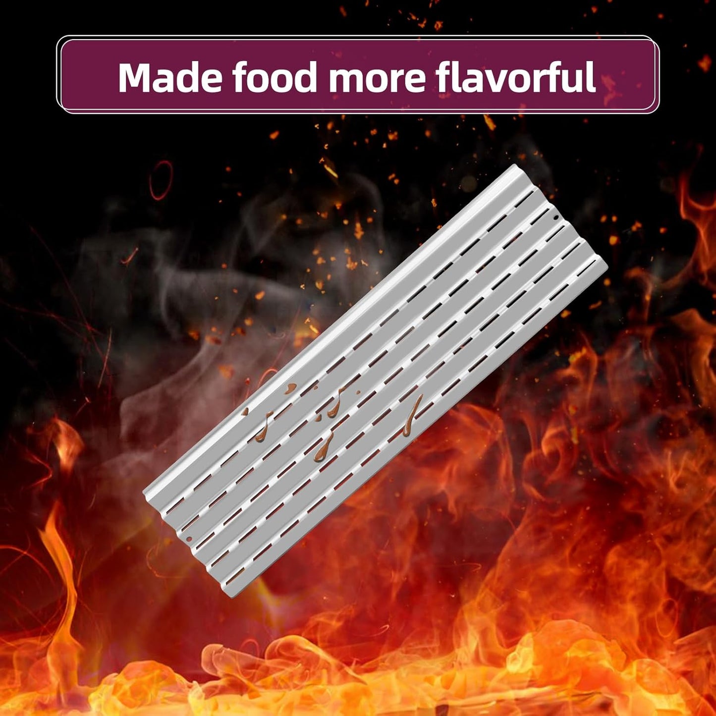 54911 Cooking Grid Grates with 94091 Heat Plate Replacement for Viking VGBQ 30" T Series, VGBQ 40 T SER, VGBQ410-3RE, VGIQ410-3RE, VGBQ 41'T,VGBQ300T,VGBQ0302T, VGBQ3002RT Grill Parts