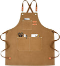 OUNLEN Chef Apron for Men Women Canvas Aprons by OUNLENAPRON