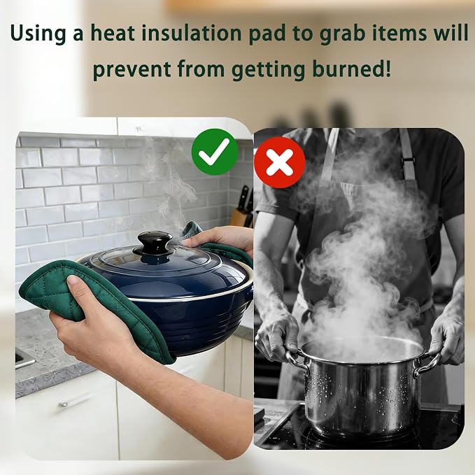 4 Pack Pot Holders for Kitchen Clearance Oven Potholders Sets for Kitchens Hot - Image 4
