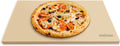 Pizza Stone for Grill 20 x 13.5 Inch, Rectangular Large Baking Stone for Bread Thermal Shock Resistant BBQ Grilling Pizza Pan Cordierite Oven Cooking Pan With PE Scraper