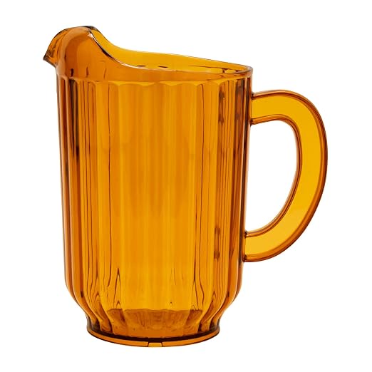 G.E.T. P-2064-1-A-EC BPA-Free Break-Resistant Restaurant Style Plastic Pitcher - Image 4