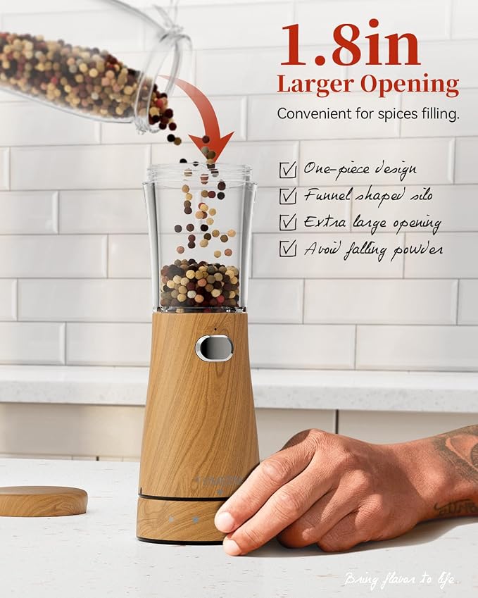 Electric Salt and Pepper Grinder Set - Image 5