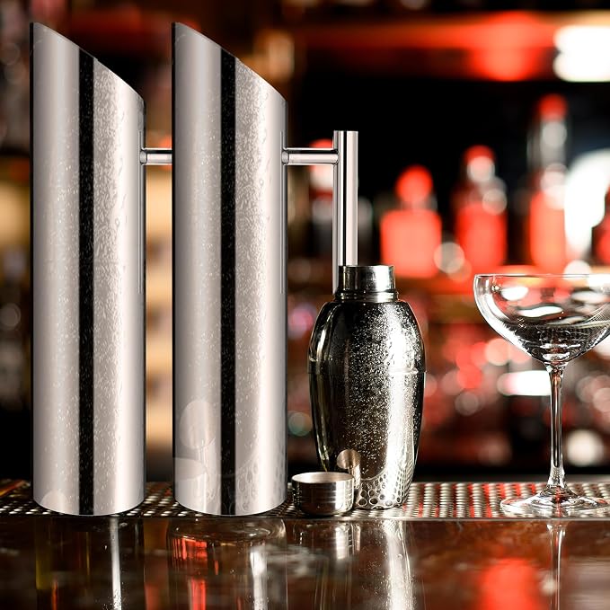 Funnymoom Stainless Steel Water Pitcher 70oz Modern Metal Pitcher - Image 5