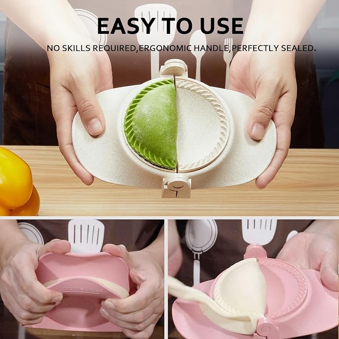 Empanada Maker Press, 6-Inch Extra Large Dumpling Maker Set - Image 6