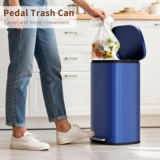PayLessHere Stainless Steel Trash Can - Image 2
