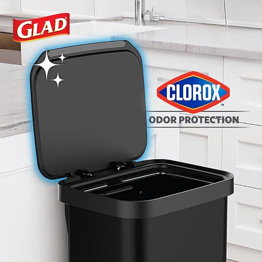 Glad Stainless Steel Step Trash Can, Series 2 - Image 3