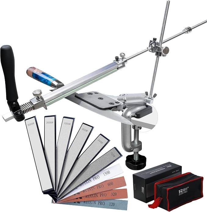 CWOVRS Knife Sharpening System, RX-008 Professional Knife Sharpener, 360° Flip by CWOVRSYourGreatHelper