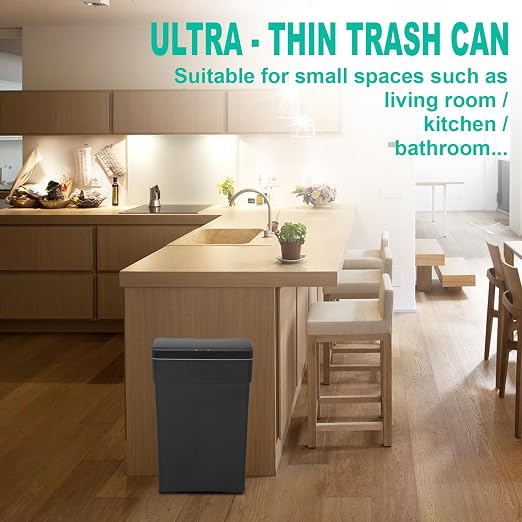 BestOffice 13 Gallon Trash Can Automatic Kitchen Trash Can Touch Free - Image 6