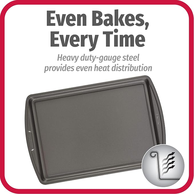 GoodCook Everyday Nonstick Carbon Steel 13” x 9” Baking Sheet Set, 3 Pack – - Image 2