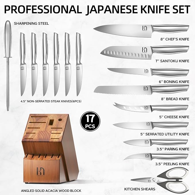 KnifeSaga Kitchen Knife Set - Image 6