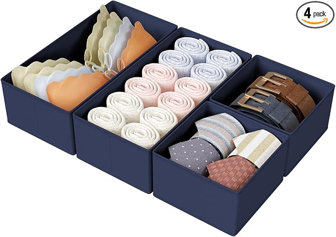 DIMJ Drawer Organizers Clothes, Fabric Closet Organizers and Storage, Shallow by DiMJ