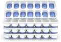 ChefAide Ice Cube Tray with Lid, 4 Packs 56 Cubes Durable Stackable Ice Cube by ChefAide