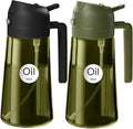 YARRAMATE 2Pcs 16oz/470ml Dark Green Oil Sprayer by YARRAMATE