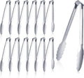 12 pieces Buffet Tongs 9'' Inches Serving Tongs Heavy Duty Stainless steel by XEVOM