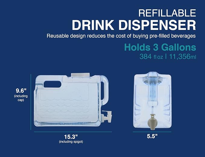 Arrow Home Products 3 Gallon Drink Dispenser - Image 7