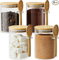 Glass Sugar Container with Spoon by OneDream