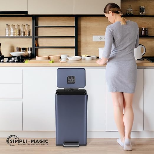 SIMPLI-Magic 50L / 13.2 Gallon Kitchen Trash Can - Image 8
