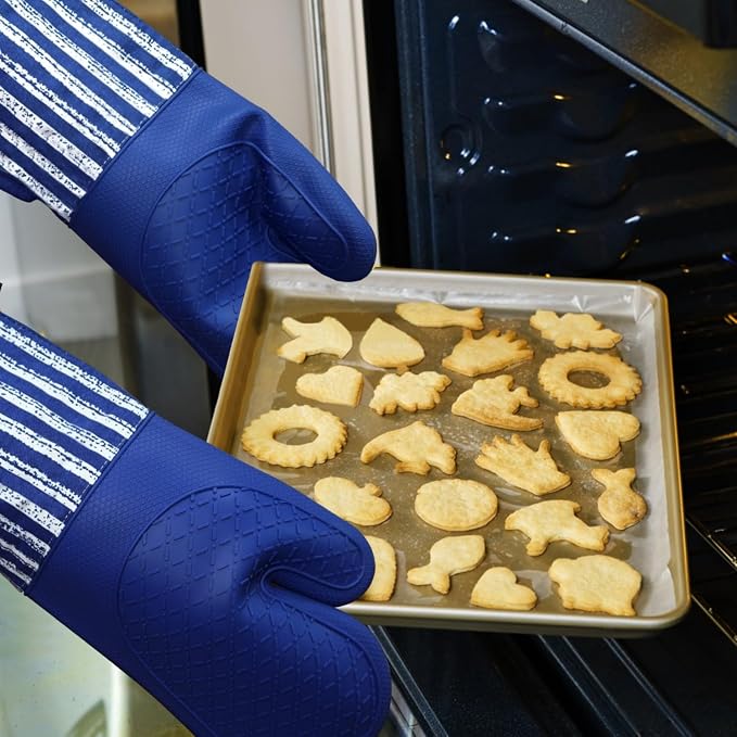Alselo Silicone Oven Mitts Heat Resistant 932℉ - Image 5