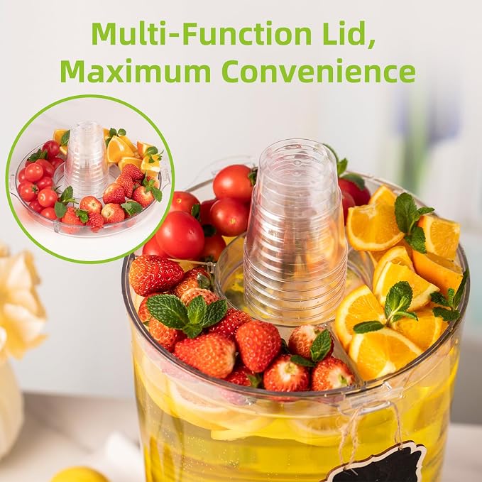 2 Gallon Beverage Dispenser for Parties 2 PACK, BPA-Free Drink Dispenser - Image 3
