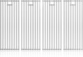 4Pack 19.25" Stainless Steel Cooking Grates Replacement Parts For16517 Bull 8248 LP, 18249 NG, Angus 47628, Brahma, Lonestar Select 87048,87049, Outlaw Steer Premium, 7 Burner Premium 18248,18249