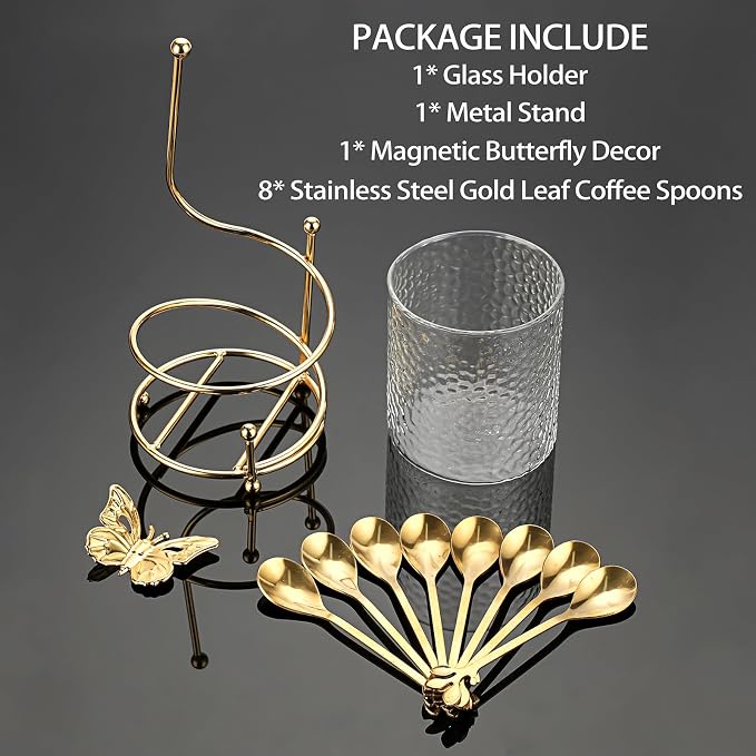 ELLDOO Coffee Spoon Set, Creative Flatware Set - Image 7