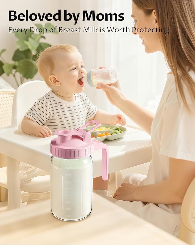 32oz Breast Milk Pitcher with Lid - Image 7