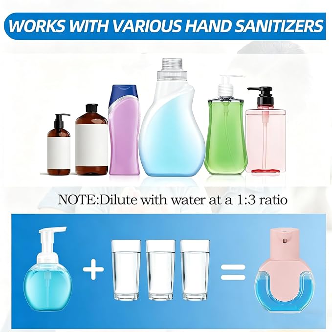Automatic Soap Dispenser Touchless, Rechargeable Foaming Soap Dispenser - Image 3