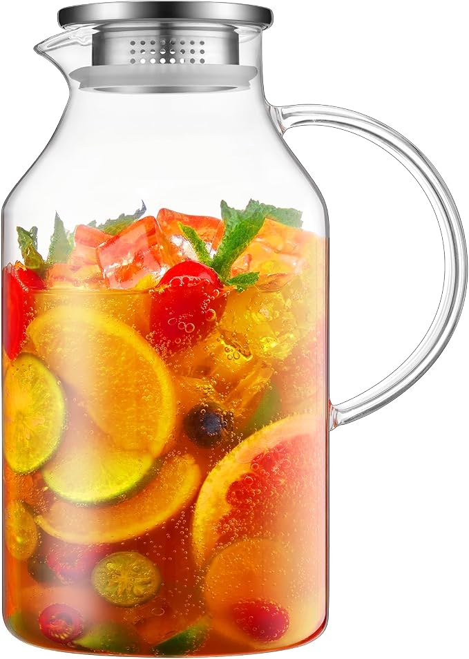 Bivvclaz 3 Liter 101 oz Glass Pitcher by Bivvclaz