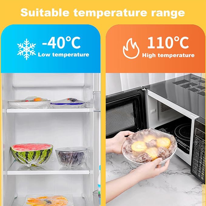 300pcs Reusable Elastic Food Covers - Image 7