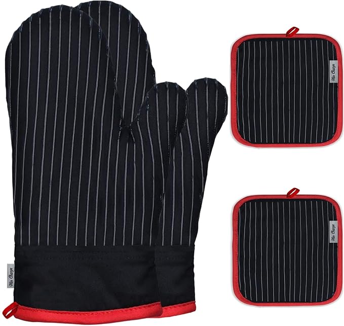 Oven Mitts and Pot Holders Sets, Oven Mitts and Potholders by Win+Change