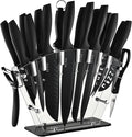 EUNA Kitchen Knife Set, German High-Carbon Stainless Steel Knife Sets by EUNA