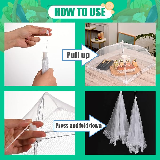 5 Pack Food Cover Tents, Food Covers - Image 7