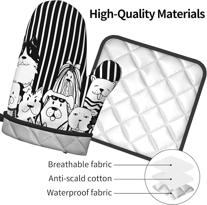 Dog Pot Holders and Oven Mitts - Image 4