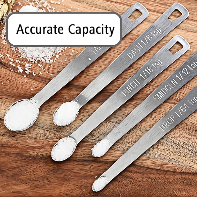 3PCS 1/64 Teaspoon Single Tiny Measuring Spoon, Small Individual Stainless - Image 5