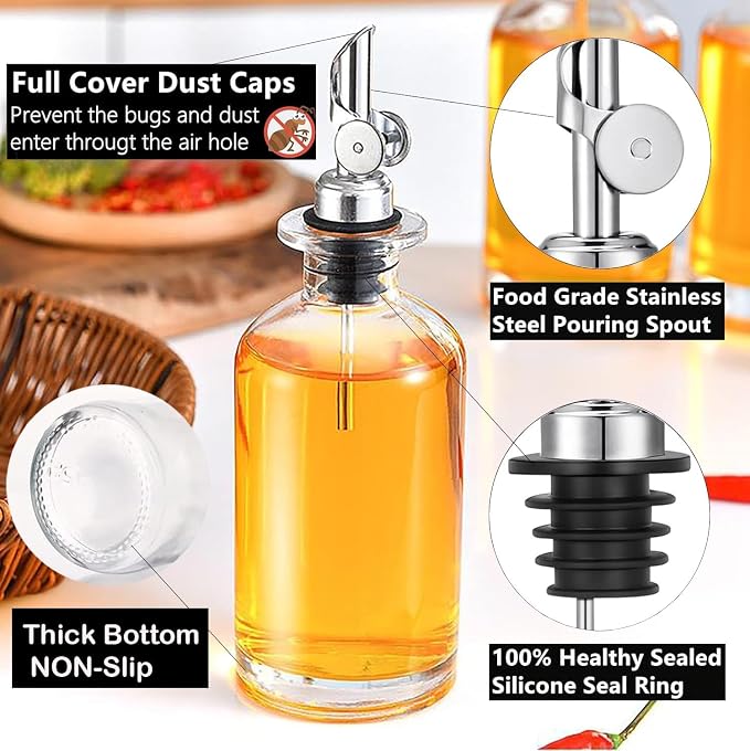 Pafusen 2 Pack Liquor Pour Spout, Auto Flip Olive Oil Dispenser Spout, Pour - Image 3
