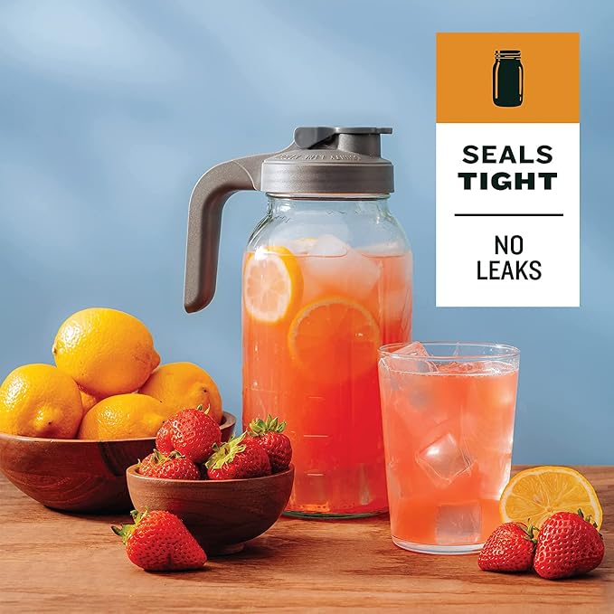 County Line Kitchen Glass Mason Jar Pitcher - Image 4
