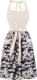 Cute Floral Aprons for Women by HYVOROS