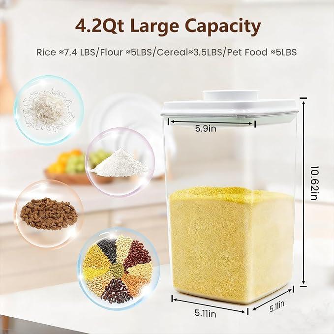 Melovom Pop Airtight Food Storage Containers Set - Image 3