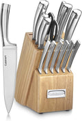 CUISINART Block Knife Set, Lightweight, Stainless Steel, Durable & Dishwasher by Cuisinart